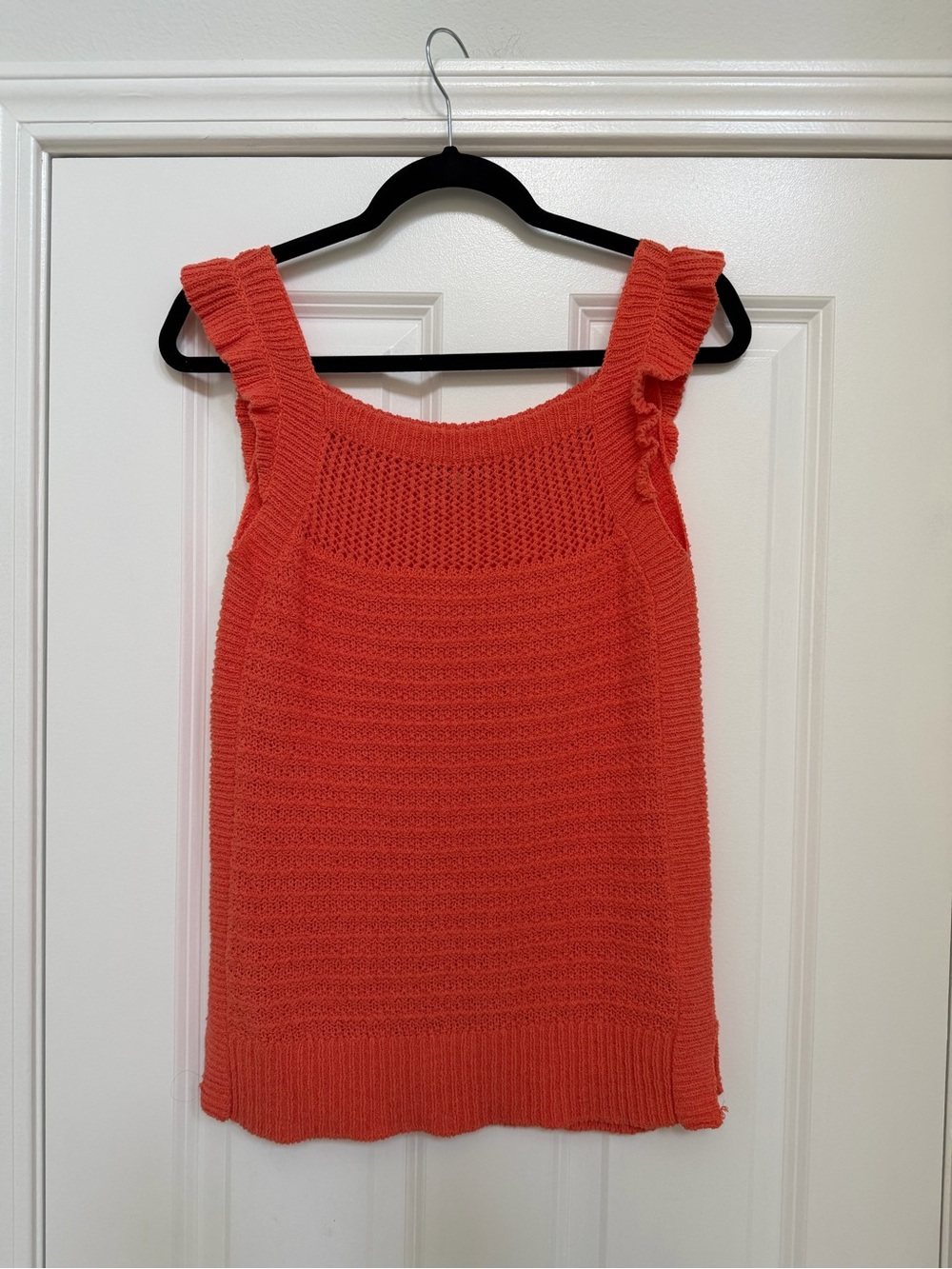 Ella Moss Womens Nicole Ruffle SWTR TankBlouse